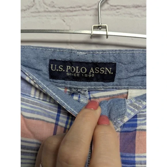 Shorts Lot Men's 33/34 Plaid Chino Bermuda Penguin Nautica Goodfellow 427 - Picture 10 of 13